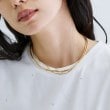 ギャレスト(GALLEST)の三連ショートネックレス ゴールド(007)