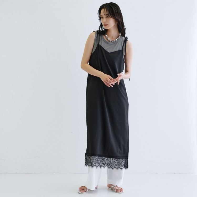 ギャレスト(GALLEST)の【一部店舗限定】レースキャミワンピース キャミワンピース