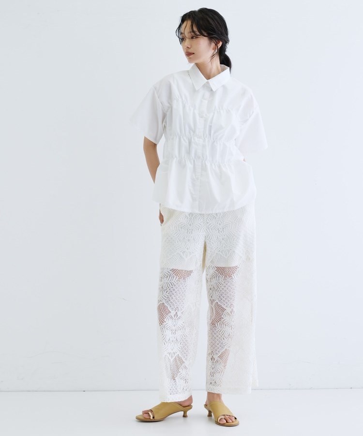 ギャレスト(GALLEST)の【一部店舗限定】シャーリングビスチェデザイン半袖シャツ9