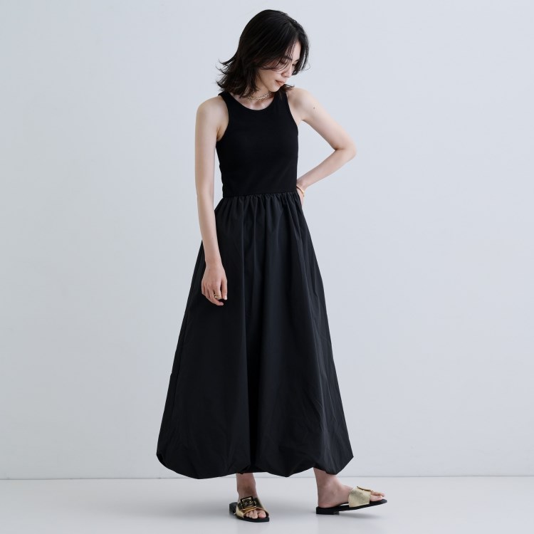 ギャレスト(GALLEST)の【一部店舗限定】テレコタンクドッキングワンピース マキシ・ロングワンピース