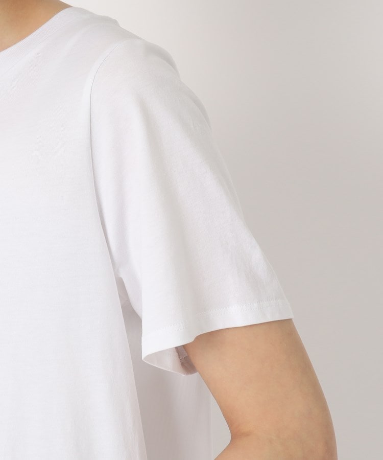 ポルト(PORTE)の【洗濯機　可/体型カバー】超長綿バックピンタックTシャツ6