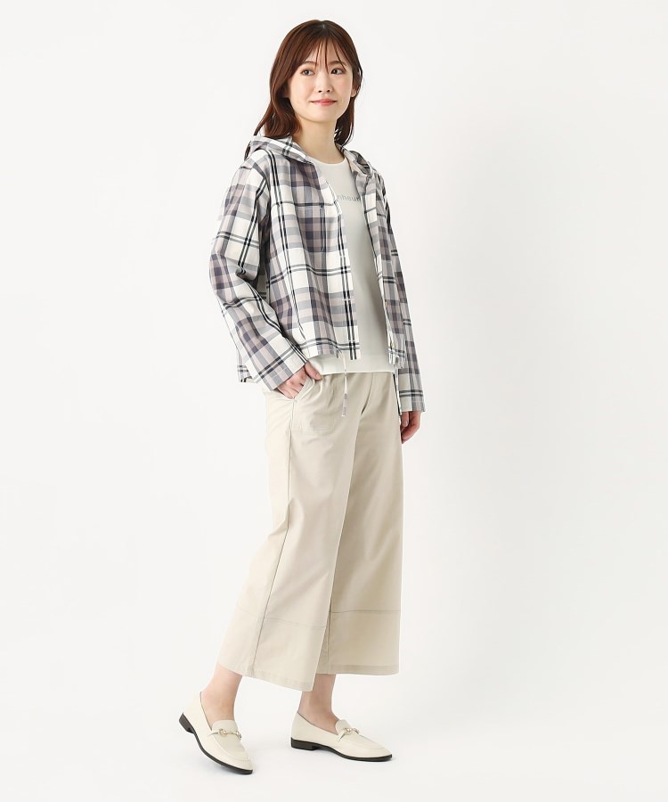 ルイシャンタン(Lui Chantant)の【春夏におすすめ／軽い／ストレッチ】麻混八分丈パンツ14