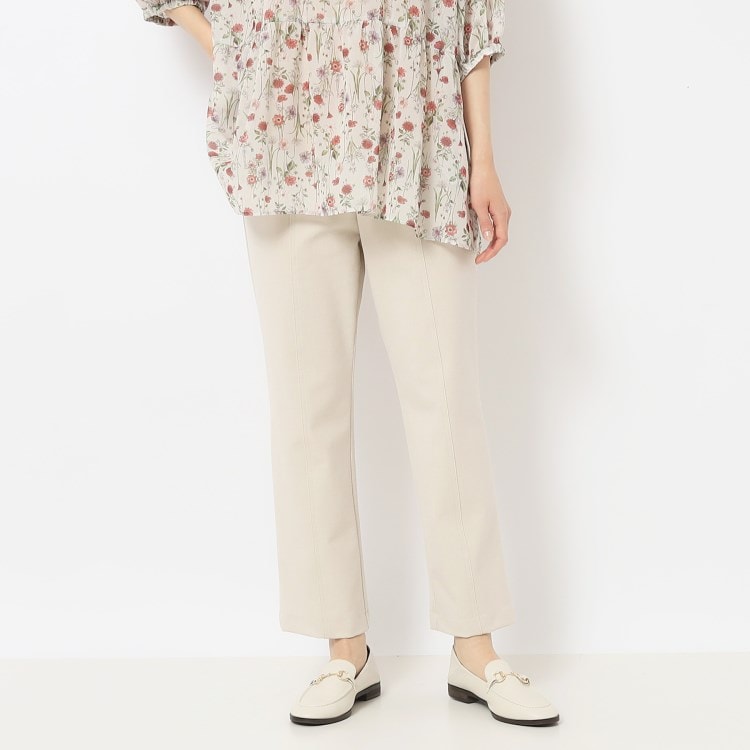 ルイシャンタン(Lui Chantant)の【洗える／日本製／尾州産】ビシュウストレッチパンツ 6～9分丈パンツ