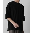 ザ ショップ ティーケー（メンズ）(THE SHOP TK(Men))の◆透かし編みニットドッキングTシャツ ブラック(019)