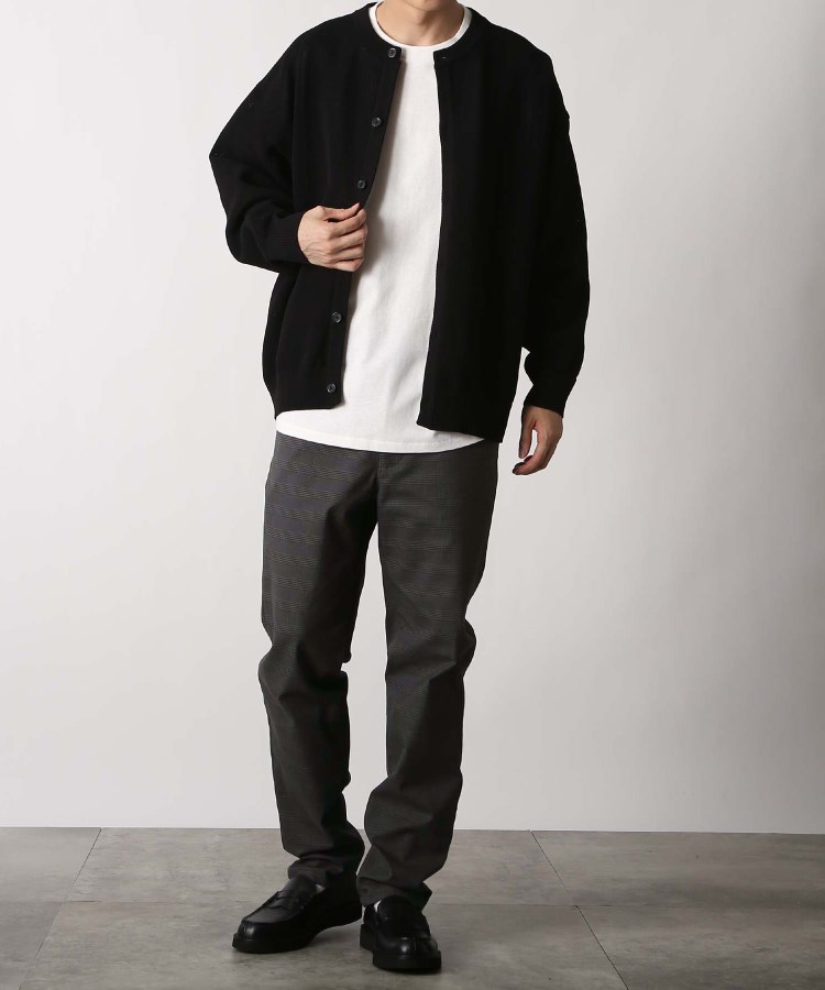 ザ ショップ ティーケー（メンズ）(THE SHOP TK(Men))の◆【1週間穿ける】7DAYS杢ヘリンボンストレッチテーパードパンツ37