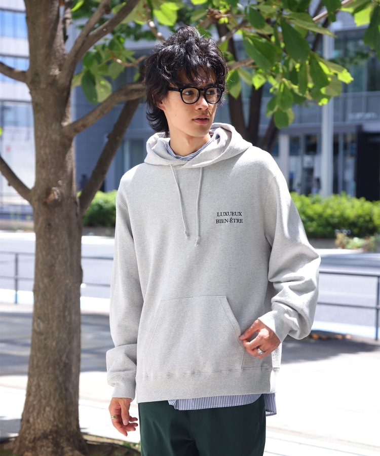 ザ ショップ ティーケー（メンズ）(THE SHOP TK(Men))の◆【セットアップ対応可】12onzヘヴィーウエイトスウェットパーカ3