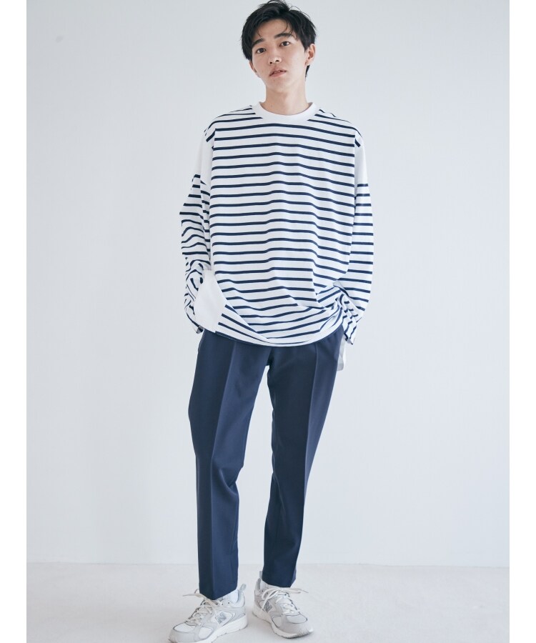 ザ ショップ ティーケー（メンズ）(THE SHOP TK(Men))の◆パーマネントセンタークリーススラックス3