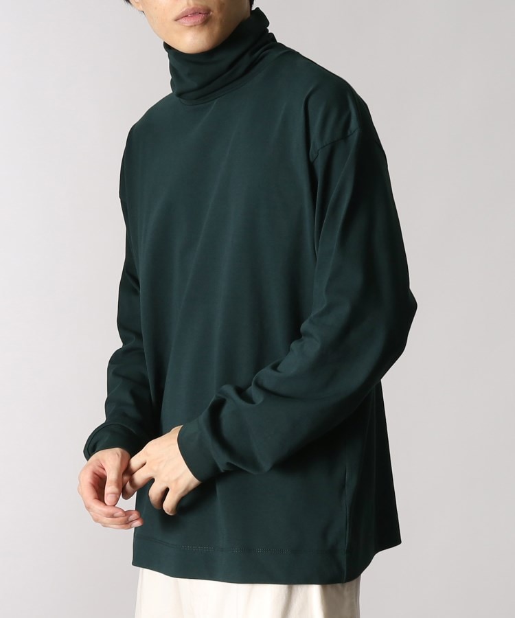 ザ ショップ ティーケー（メンズ）(THE SHOP TK(Men))の◆【プレミアムコットンシリーズ】ロングスリーブタートルネックTシャツ16