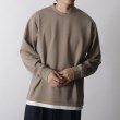 ザ ショップ ティーケー（メンズ）(THE SHOP TK(Men))の◆【CLUEL presents】ダンボールフェイクレイヤードトレーナー タバコブラウン(054)