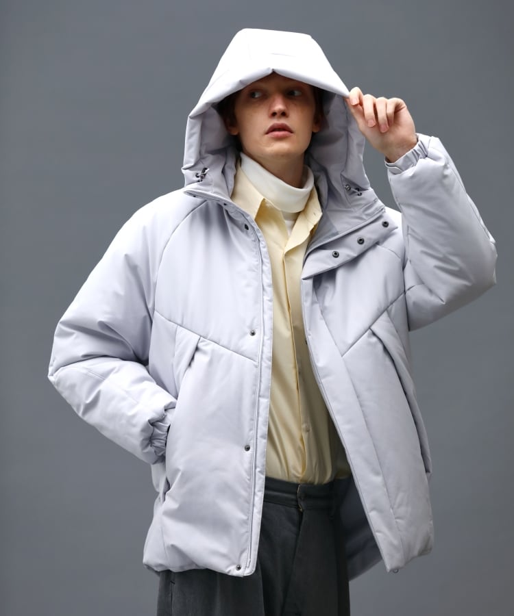  THE SHOP TK(Men)(ザ ショップ ティーケー（メンズ）) 【撥水・防風・保温機能】多機能中綿フードブルゾン