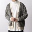 ザ ショップ ティーケー（メンズ）(THE SHOP TK(Men))の◆ビッグカノコニットカーディガン ブラック(419)