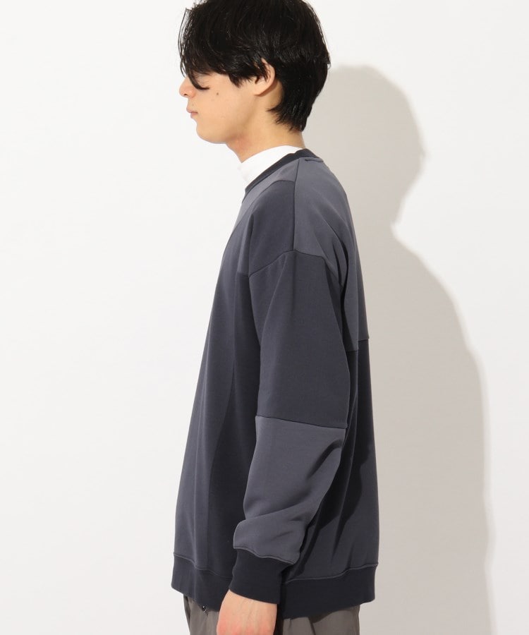 ザ ショップ ティーケー（メンズ）(THE SHOP TK(Men))の◆【パッチワーク風】異素材プルオーバー3