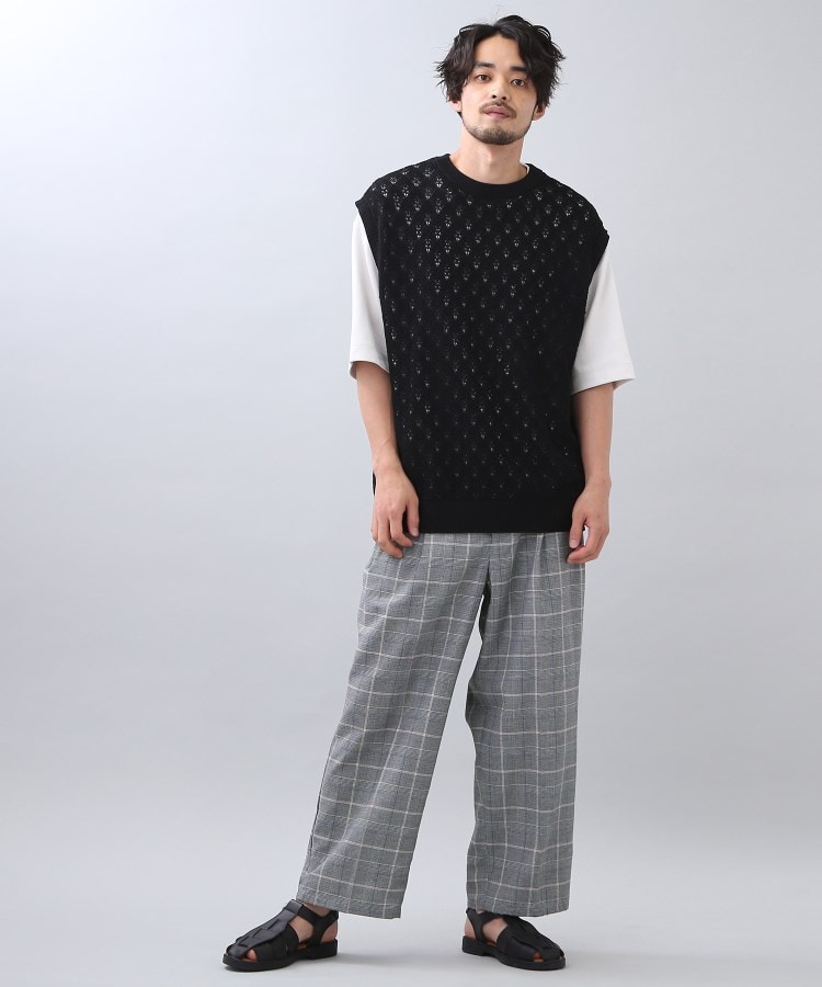 ザ ショップ ティーケー（メンズ）(THE SHOP TK(Men))の◆パナマチェックスラックス24