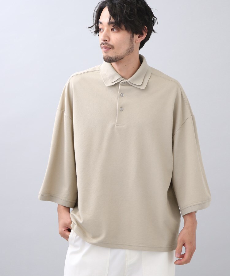 ザ ショップ ティーケー（メンズ）(THE SHOP TK(Men))の◆オーバーサイズダブルポロカラーシャツ18