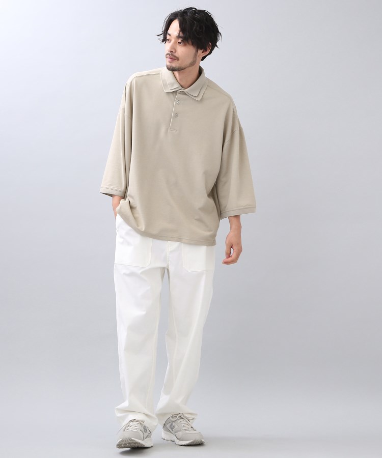 ザ ショップ ティーケー（メンズ）(THE SHOP TK(Men))の◆オーバーサイズダブルポロカラーシャツ21