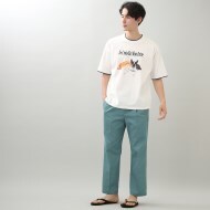 【nnwn】ビッグシルエットアニマルプリントTシャツ/ボストン 