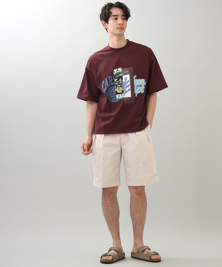 ザ ショップ ティーケー（メンズ）(THE SHOP TK(Men))の◆レモンプリントTシャツ37