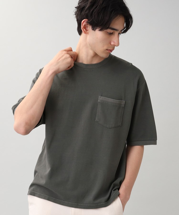 ザ ショップ ティーケー（メンズ）(THE SHOP TK(Men))の◆ピグメントカノコクルーネックTシャツ8