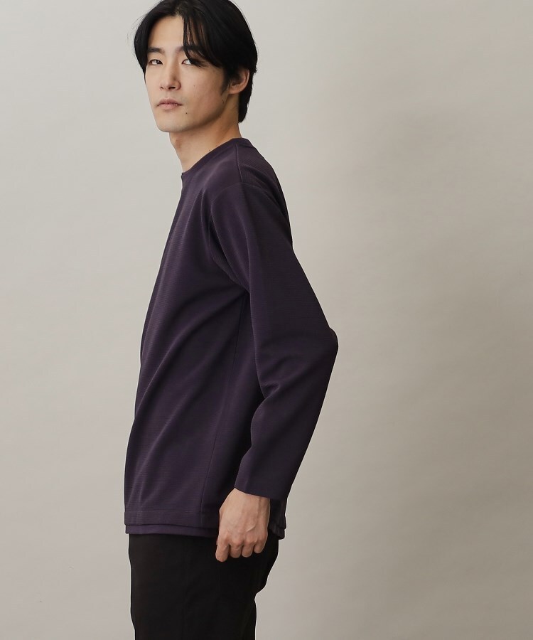 ザ ショップ ティーケー（メンズ）(THE SHOP TK(Men))のフェイクレイヤードリップルロングTシャツ14