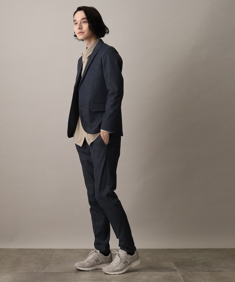 ザ ショップ ティーケー（メンズ）(THE SHOP TK(Men))の【セットアップ対応可/色落ちしにくい】ストレッチデニムスラックス7