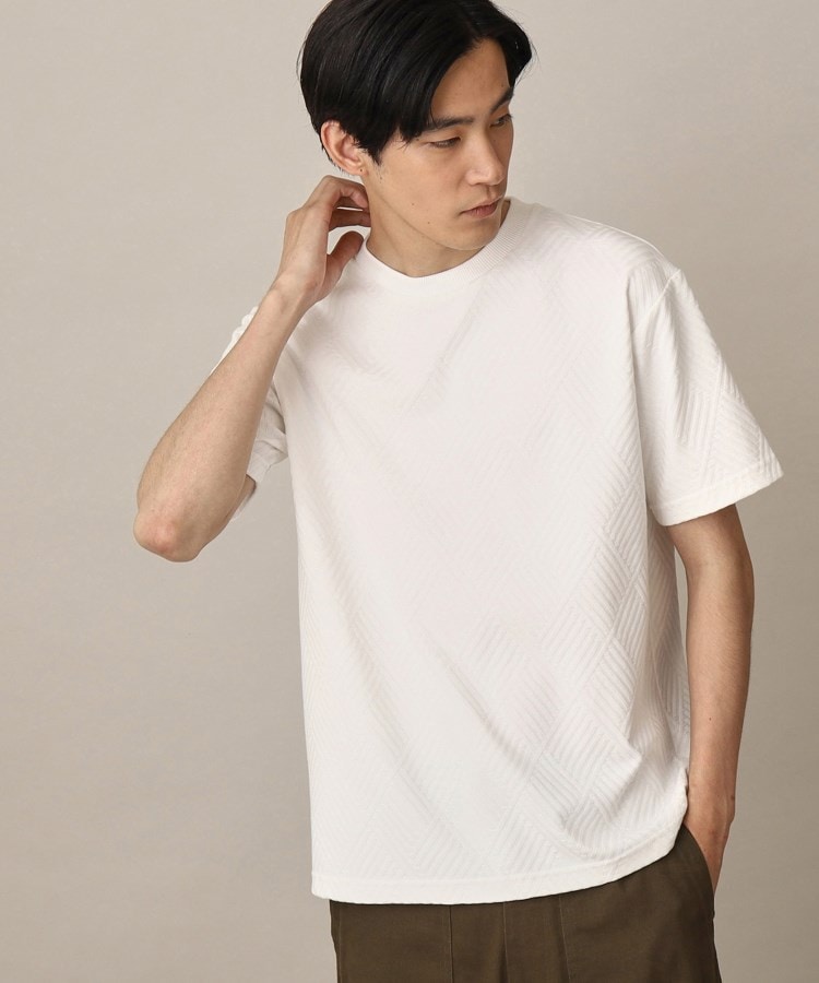 ザ ショップ ティーケー（メンズ）(THE SHOP TK(Men))のリンクスジャガード半袖Tシャツ2