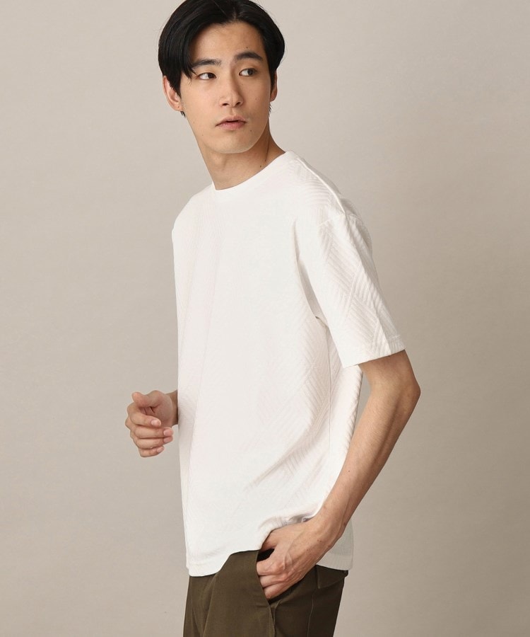 ザ ショップ ティーケー（メンズ）(THE SHOP TK(Men))のリンクスジャガード半袖Tシャツ3