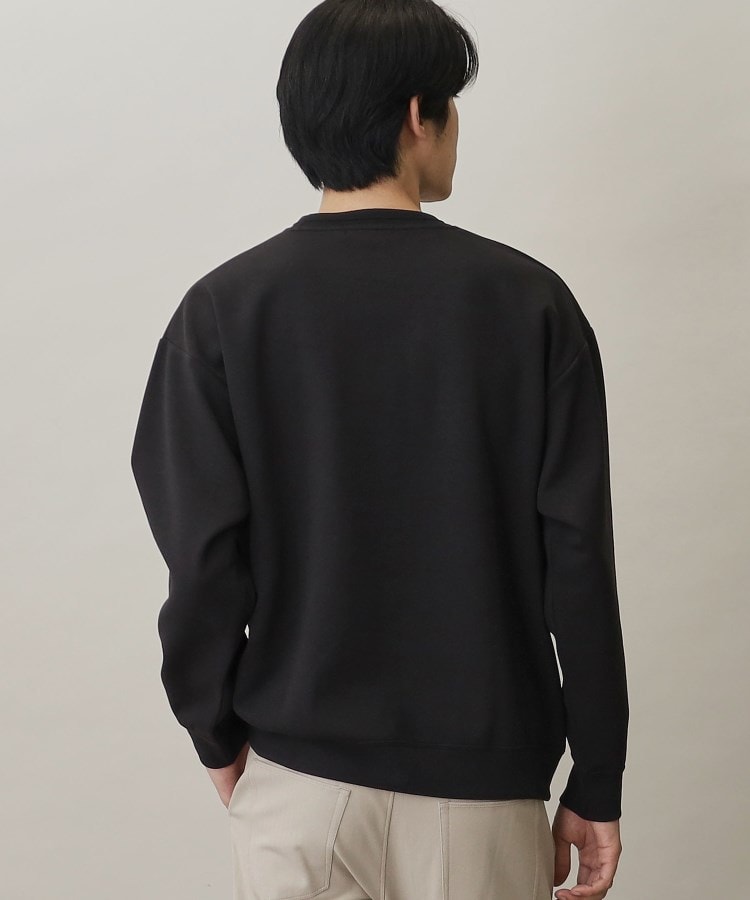 ザ ショップ ティーケー（メンズ）(THE SHOP TK(Men))の【ハリコシのあるキレイめ素材/ストレッチ/洗える】シルキーダンボールロゴプルオーバー13