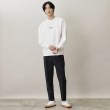 ザ ショップ ティーケー（メンズ）(THE SHOP TK(Men))の【ハリコシのあるキレイめ素材/ストレッチ/洗える】シルキーダンボールロゴプルオーバー1