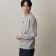 ザ ショップ ティーケー（メンズ）(THE SHOP TK(Men))の【ハリコシのあるキレイめ素材/ストレッチ/洗える】シルキーダンボールロゴプルオーバー8