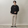 ザ ショップ ティーケー（メンズ）(THE SHOP TK(Men))の【ハリコシのあるキレイめ素材/ストレッチ/洗える】シルキーダンボールロゴプルオーバー10