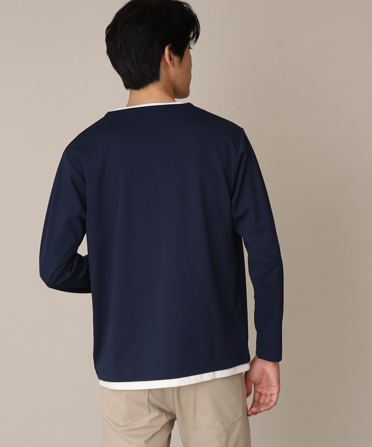 ザ ショップ ティーケー（メンズ）(THE SHOP TK(Men))の【1枚でサマになる人気シリーズ/新色追加】ポンチキーネックロンT20