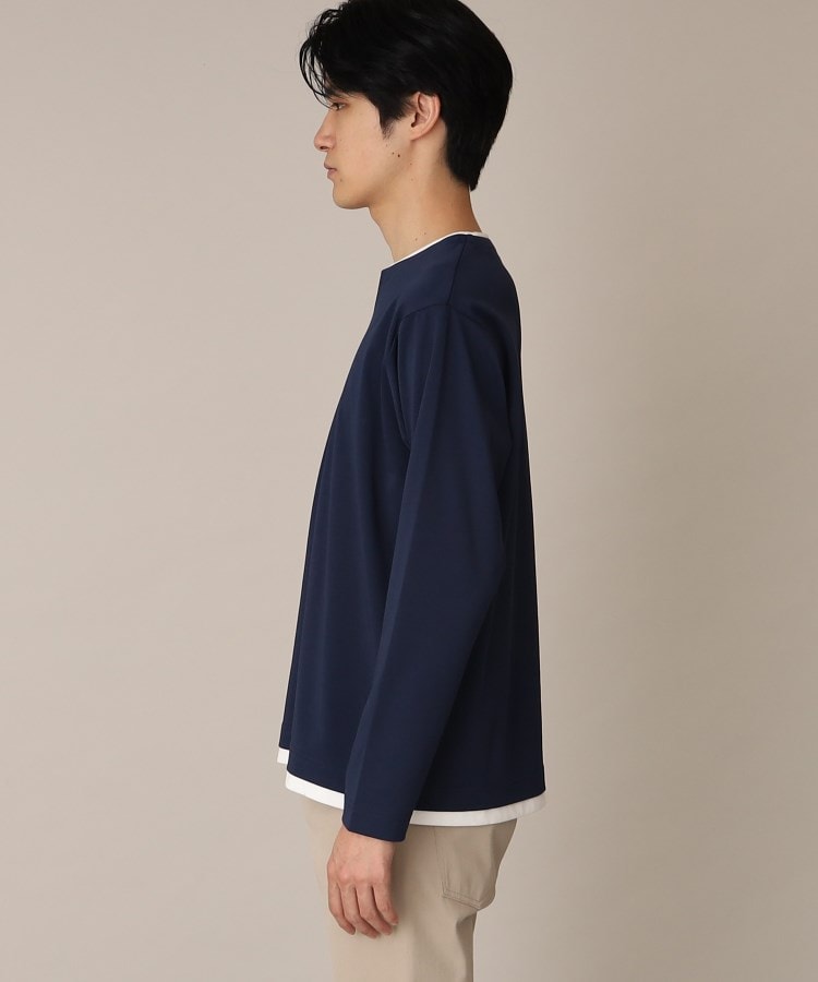 ザ ショップ ティーケー（メンズ）(THE SHOP TK(Men))の【1枚でサマになる人気シリーズ/新色追加】ポンチキーネックロンT29