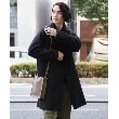 ザ ショップ ティーケー（メンズ）(THE SHOP TK(Men))の【サステナブル素材使用】ウール混ラグランチェスターコート ブラック(019)