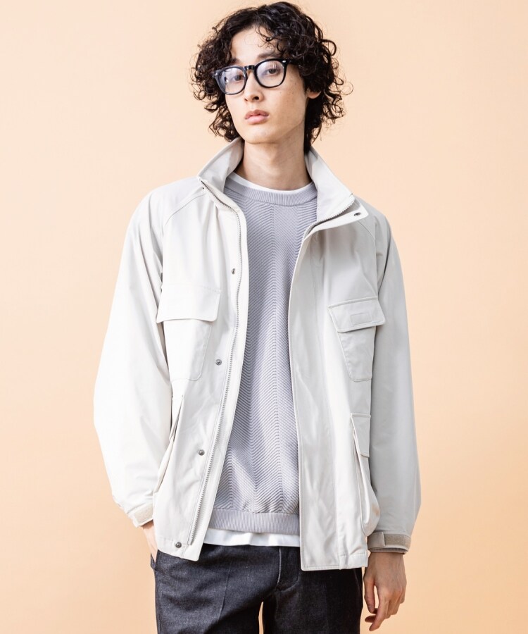 ザ ショップ ティーケー（メンズ）(THE SHOP TK(Men))の【MOVE FREE MOVE MORE】M-65 MFMMツイルストレッチブルゾン44