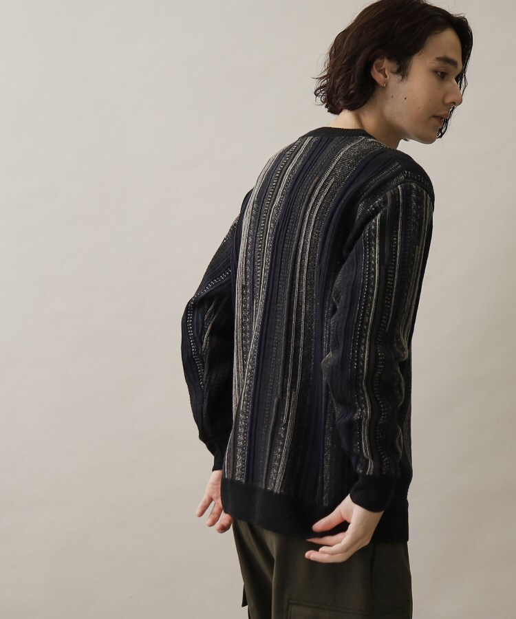 ザ ショップ ティーケー（メンズ）(THE SHOP TK(Men))のパターンレトロニット35