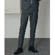 ザ ショップ ティーケー（メンズ）(THE SHOP TK(Men))の【着心地更にUP!／セットアップ対応可】ウールライクストレッチテーパードパンツ グレー(312)