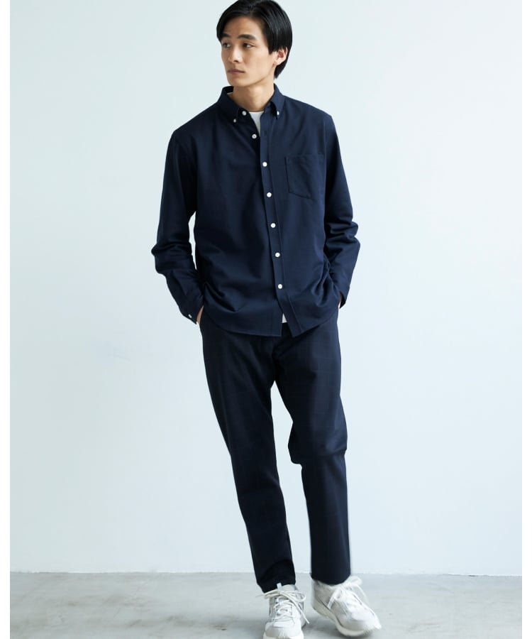 ザ ショップ ティーケー（メンズ）(THE SHOP TK(Men))の【夏のビジネスシーンにおすすめ】強撚カノコボタンダウンシャツ20