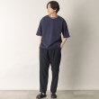 ザ ショップ ティーケー（メンズ）(THE SHOP TK(Men))の【洗濯機洗い可】衿ニットダンボール半袖Tシャツ10