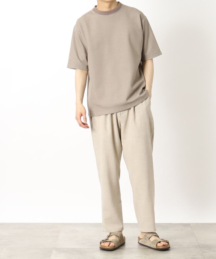 ザ ショップ ティーケー（メンズ）(THE SHOP TK(Men))のダブルフェイスポンチTシャツ46