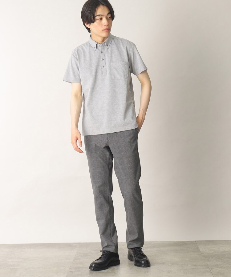 ザ ショップ ティーケー（メンズ）(THE SHOP TK(Men))の【吸水速乾機能】 強撚カノコ半袖ボタンダウンポロシャツ22