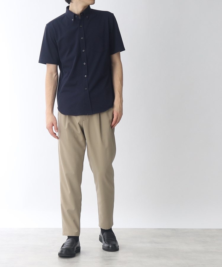 ザ ショップ ティーケー（メンズ）(THE SHOP TK(Men))の【吸水速乾機能】強撚カノコ半袖ボタンダウンシャツ11