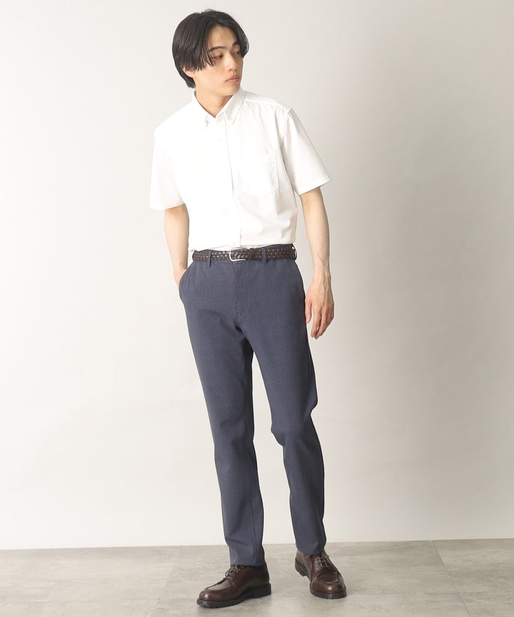 ザ ショップ ティーケー（メンズ）(THE SHOP TK(Men))の【吸水速乾機能】強撚カノコ半袖ボタンダウンシャツ13