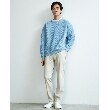 ザ ショップ ティーケー（メンズ）(THE SHOP TK(Men))の【ニット＋ロンT セットアイテム】ポリニットヘリンボンプルオーバー1