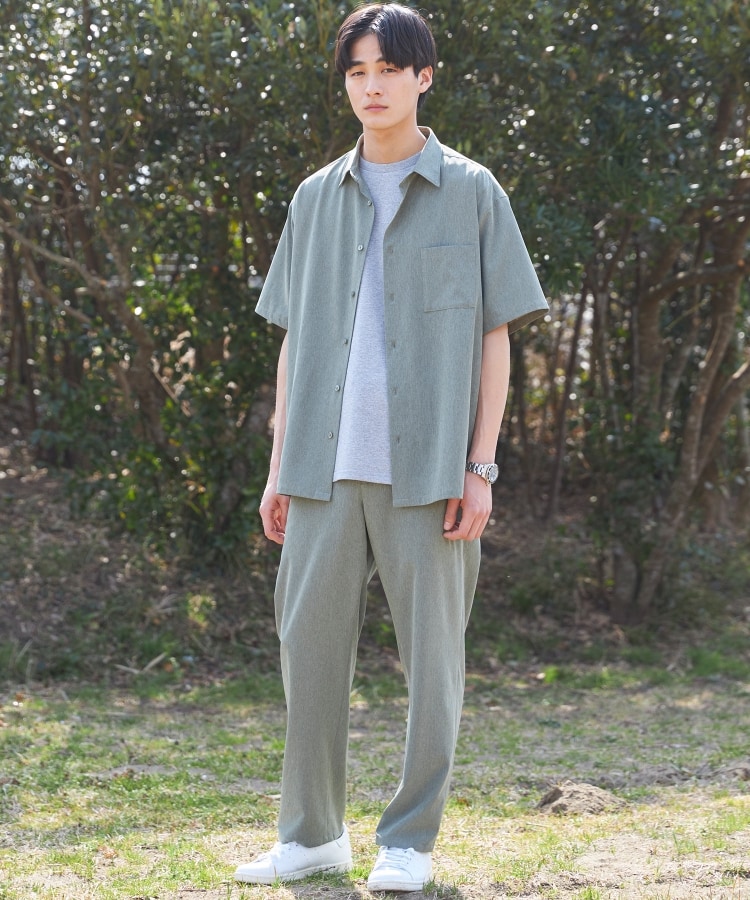 ザ ショップ ティーケー（メンズ）(THE SHOP TK(Men))の【軽量/360°ストレッチ/シワになりにくい】エアドライイージーパンツ8