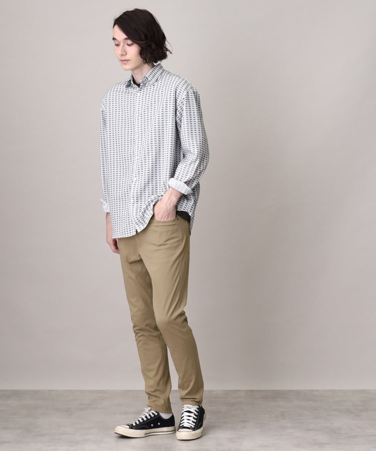 ザ ショップ ティーケー（メンズ）(THE SHOP TK(Men))の【接触冷感/360°ストレッチ/洗える】プレミアムスキニーパンツ クール/PREMIUM SKINNY COOL70