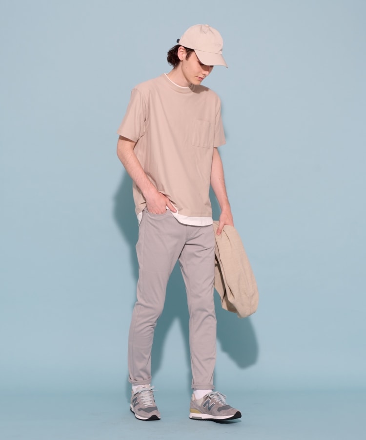 ザ ショップ ティーケー（メンズ）(THE SHOP TK(Men))の【接触冷感/360°ストレッチ/洗える】プレミアムスキニーパンツ クール/PREMIUM SKINNY COOL7