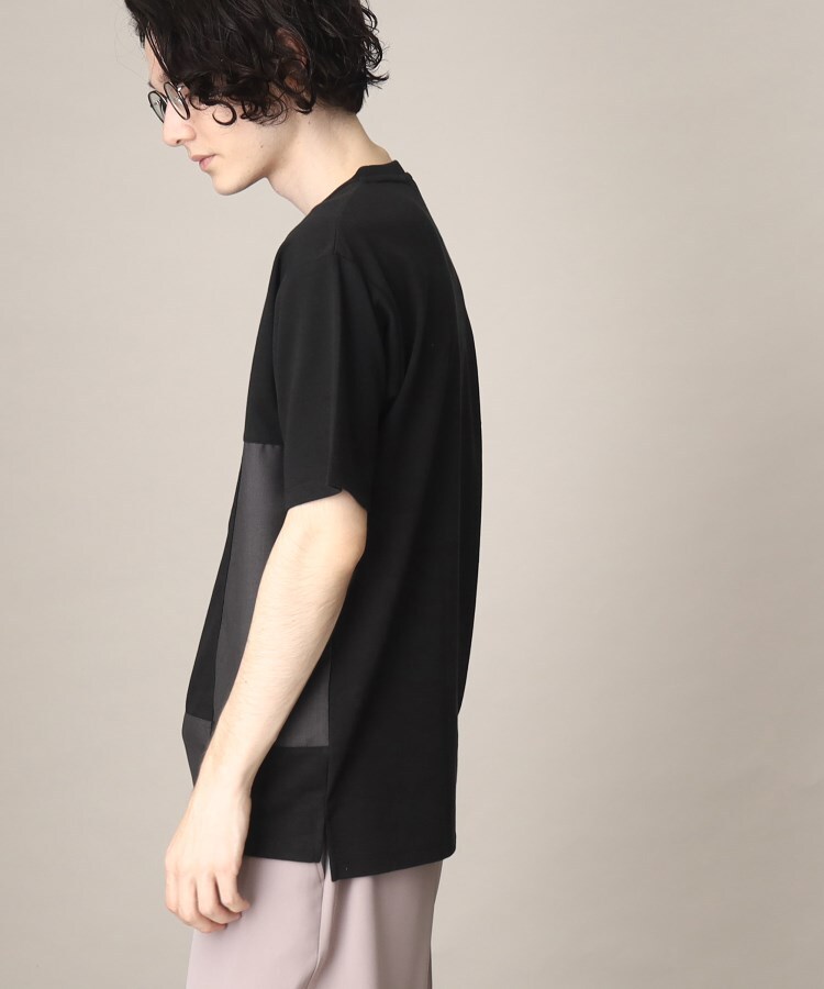 ザ ショップ ティーケー（メンズ）(THE SHOP TK(Men))の異素材スクエアパネルブロッキングTシャツ13