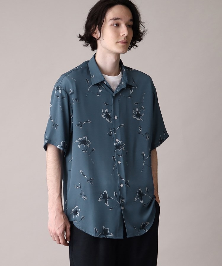 ザ ショップ ティーケー（メンズ）(THE SHOP TK(Men))のフラワープリントレギュラーカラーシャツ8