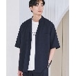 ザ ショップ ティーケー（メンズ）(THE SHOP TK(Men))の【ユニセックスでオススメ】テックリーノバンドカラーシャツ47