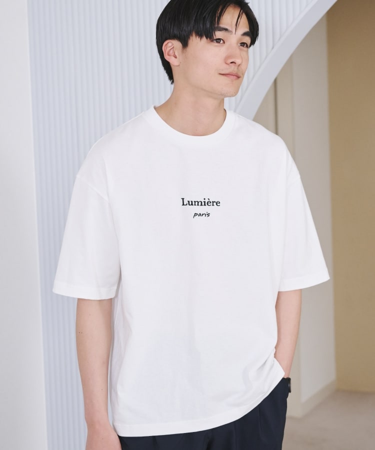 ザ ショップ ティーケー（メンズ）(THE SHOP TK(Men))の【ユニセックスでオススメ】Parisフォト/ロゴTシャツ70